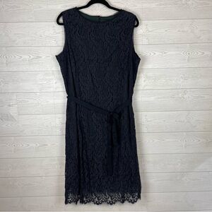 Talbots Navy Blue Lace Dress Size 20 NWT